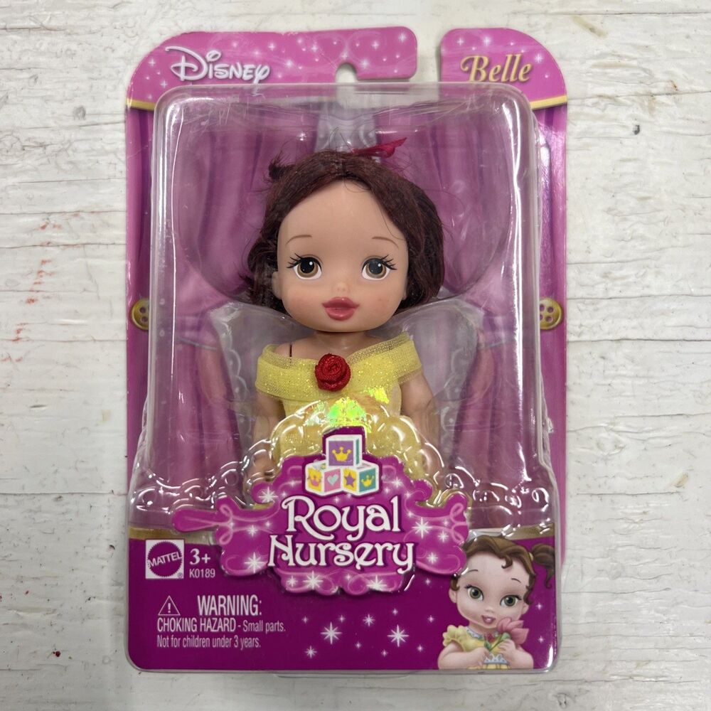 Disney Princess Royal Nursery Baby Princess Belle Mattel 2006